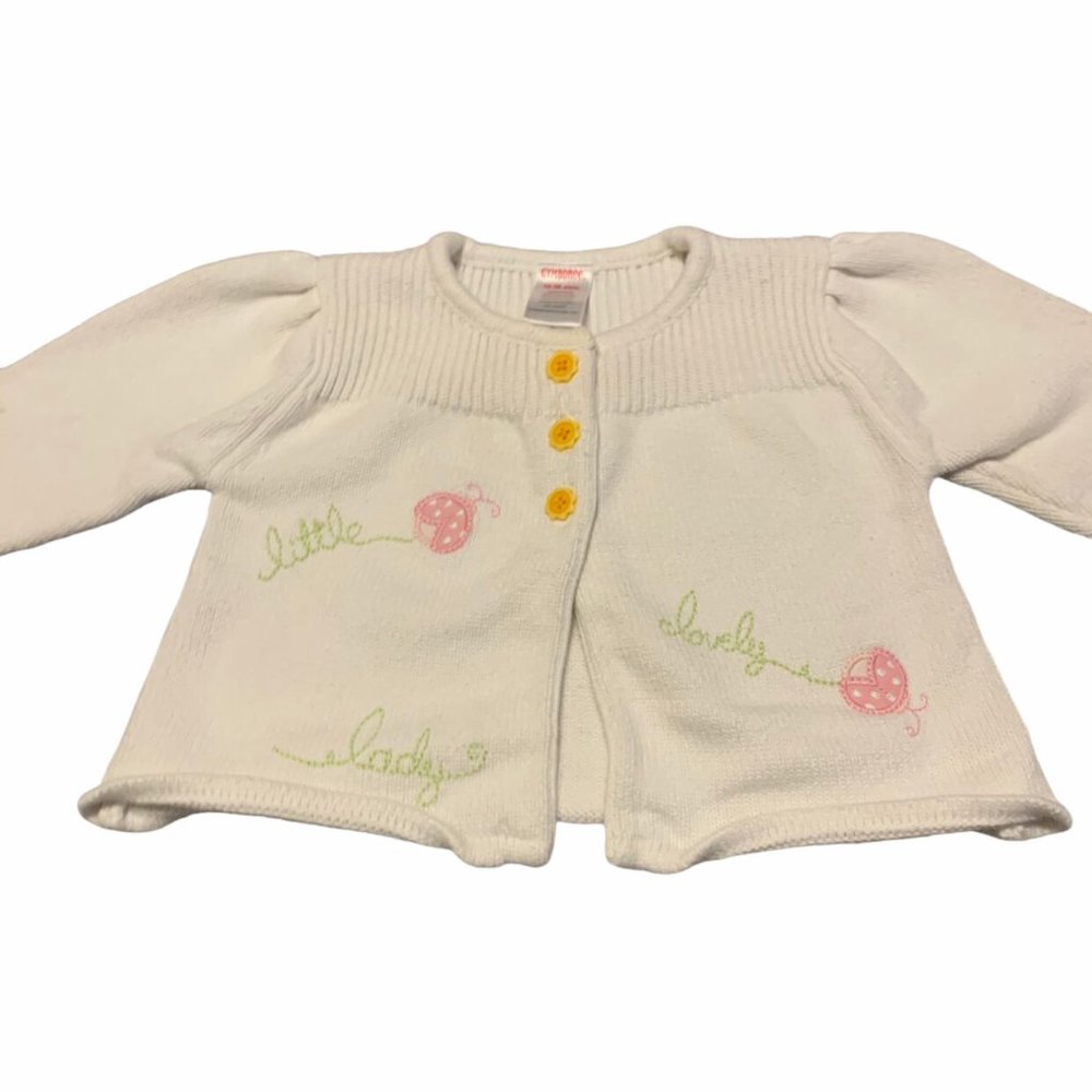 Gymboree Embroidered Knit Sweater 12-18M